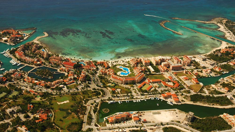 Puerto Aventuras vista aerea